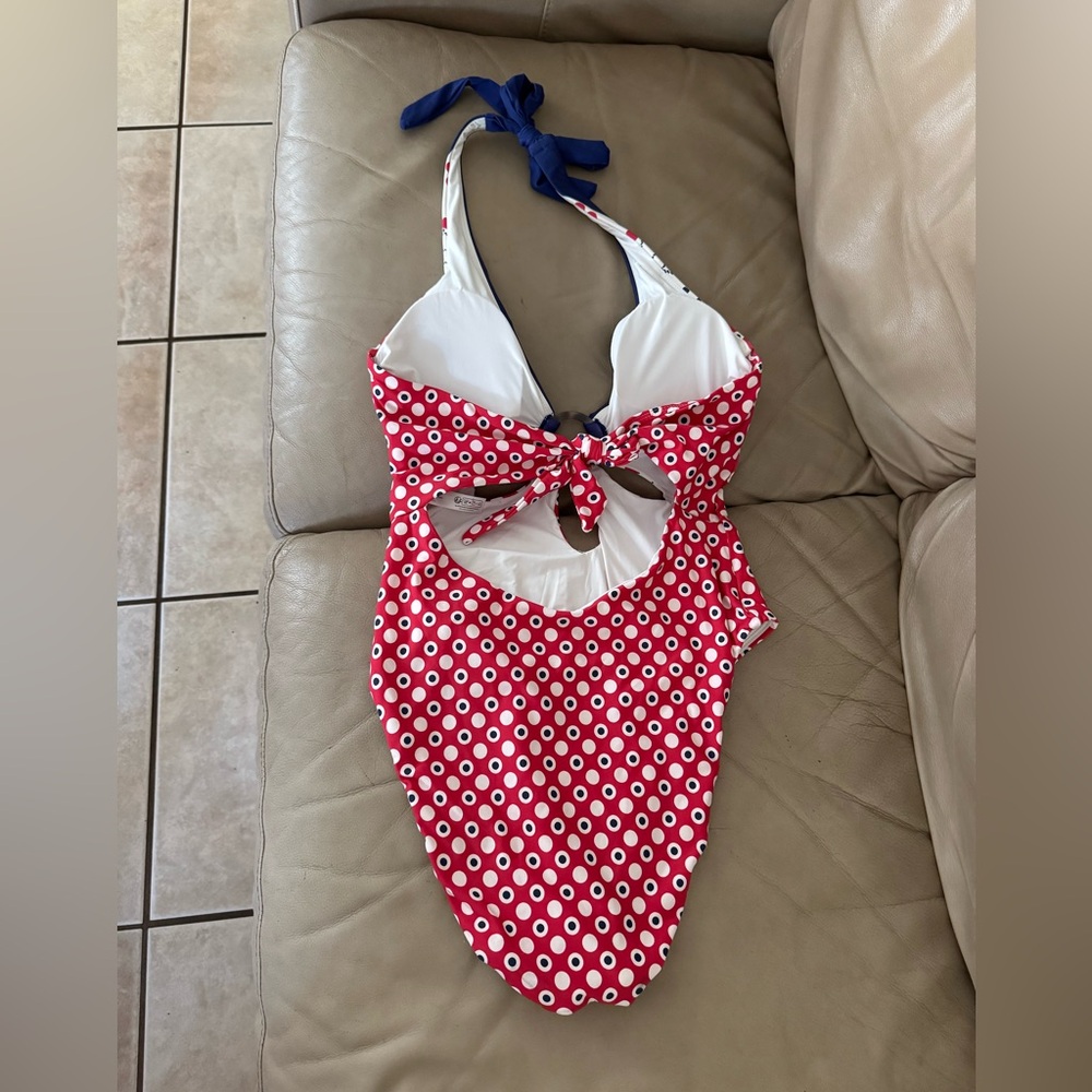 Anthropologie Celandine Everly Cutout One-Piece Swimsuit. Size L. MSRP $128 - Picture 8 of 12